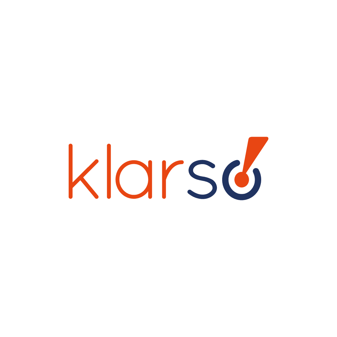 klarso Logo: Ausrufezeichen im o